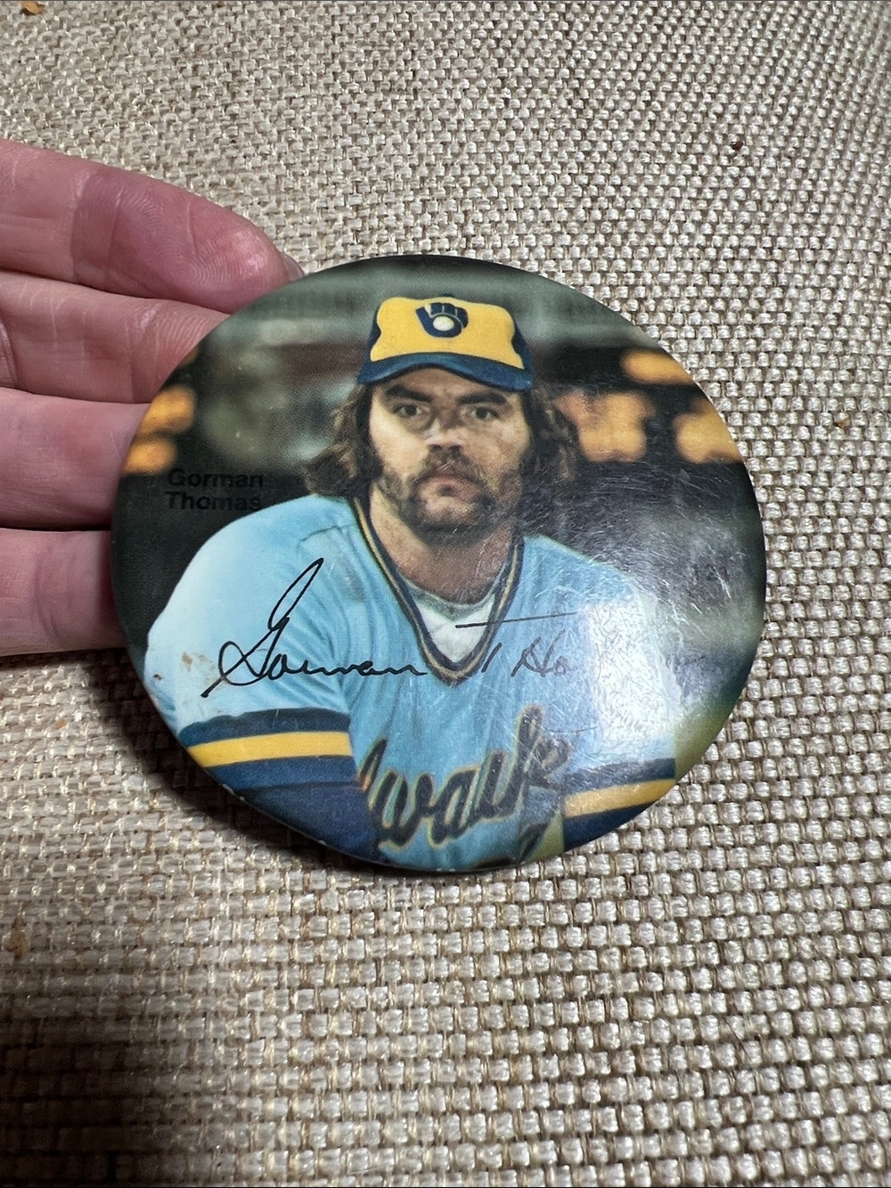 Gorman Thomas button